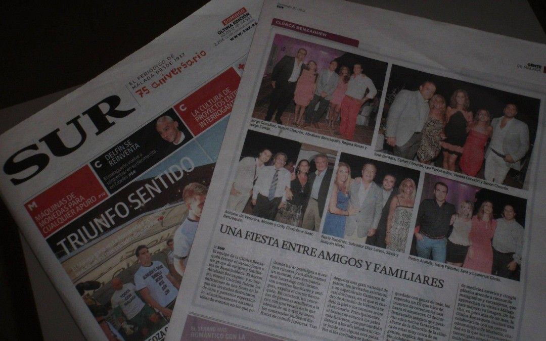 El equipo de Clínica Benzaquén festejó el verano y Diario Sur se hico eco del evento